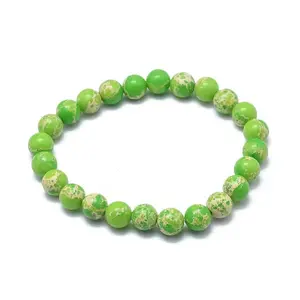 Synthetic Regalite Bead Stretch Bracelets