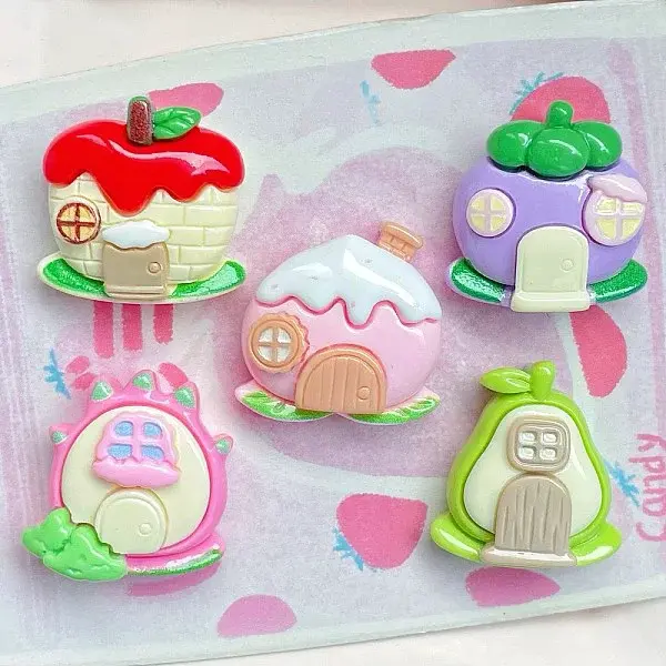 Fruit Opaque Resin Decoden Cabochons