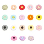 18Pcs 18 Colors Food Grade Eco-Friendly Silicone Beads