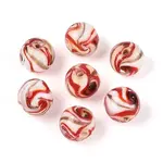 Handmade Gold Sand Lampwork Beads