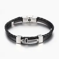 Leather Braided Cord Bracelets