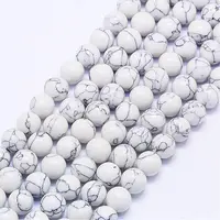 Synthetic Howlite Bead Strands