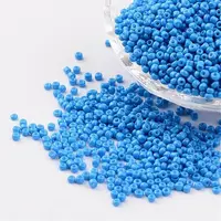 12/0 1.5-2mm Baking Paint Glass Seed Beads Loose Spacer Beads
