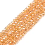Electroplate Glass Beads Strands