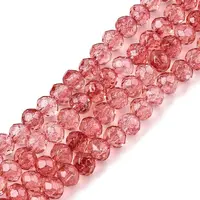 Transparent Glass Beads Strands