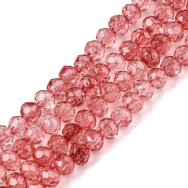 Transparent Glass Beads Strands