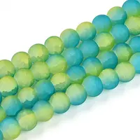 Crackle Glass Beads Strands