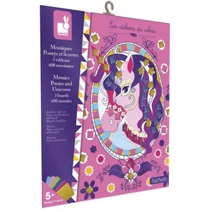 Janod Atelier Sada Mini Mozaika Jednorožec