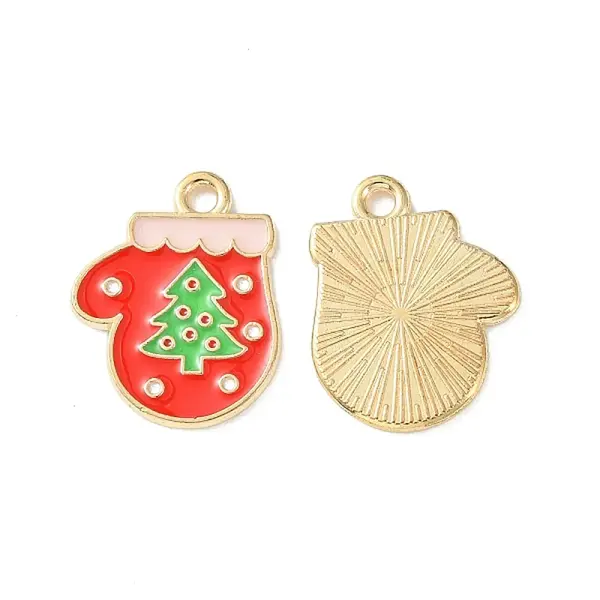 Christmas Alloy Enamel Pendants