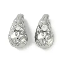 Brass Micro Pave Cubic Zirconia Charms