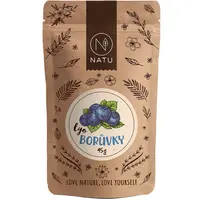 NATU Lyofilizované čučoriedky mrazom sušené ovocie 40 g