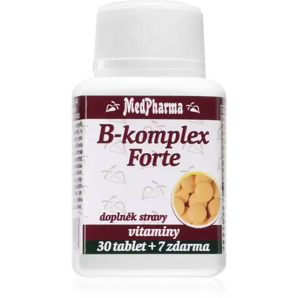 MedPharma B-komplex Forte tablety na podporu energetického metabolizmu 37 tbl
