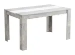 Jídelní stůl george - beton/bílá