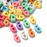 Opaque Acrylic European Beads