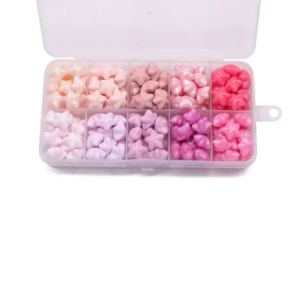 10 Grids 10 Colors Wax Granule Set