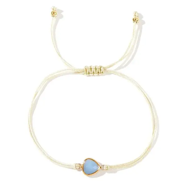 Elegant Golden Edge Glass Link Bracelets for Girlfriend and Family