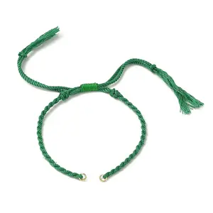 Braided Cotton Cord Bracelet Making