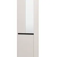 Předsíňová skříň se zrcadlem april - kašmír, černá