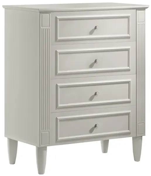 Vysoká komoda esme - šedá