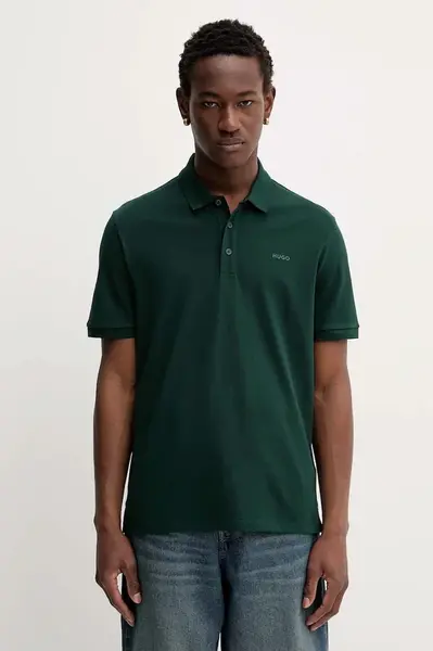 Bavlněné polo tričko HUGO Donos222