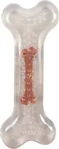 Flamingo TPR kost - s čokoládou 12 cm