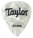 Taylor Celluloid Picks 0.71 White Pearl