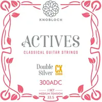 Knobloch ACTIVES Double Silver CX Carbon Medium Tension 33.5