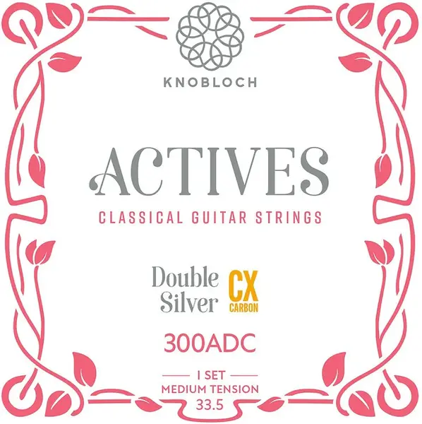 Knobloch ACTIVES Double Silver CX Carbon Medium Tension 33.5