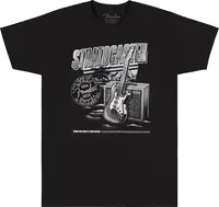 Fender Strat 70th Anniversary, Tee, Black, XXL