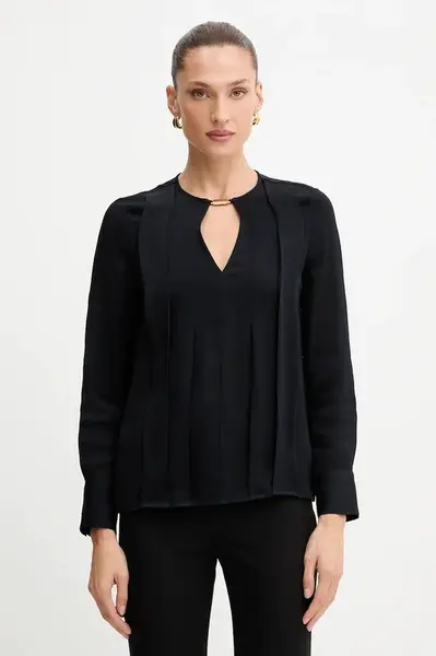 Halenka Marciano by Guess ANITA dámská, černá barva, hladká, 5YGH14 7356A