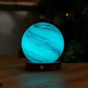 Lampa AstraGlass RGB, více variant - Gingko Varianta: Polar Cloud - velká