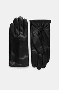 Kožené rukavice Tommy Hilfiger