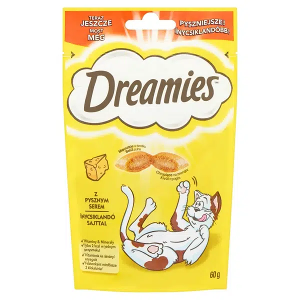 Dreamies maškrty pre mačky so syrom 60 g