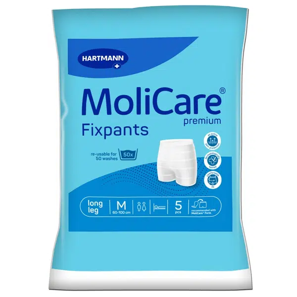 Molicare Premium Fixpants fixační kalhotky M obvod boků 60-100cm 5ks