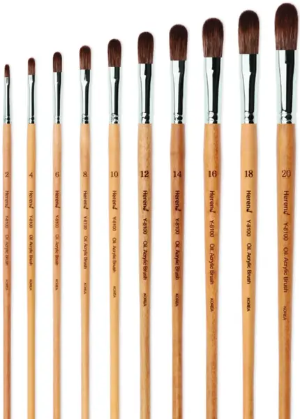 Štětec Filbert Herend Y-8100  – velikost 10