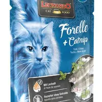 Leonardo Finest Selection pstruh a kočičí máta 85 g