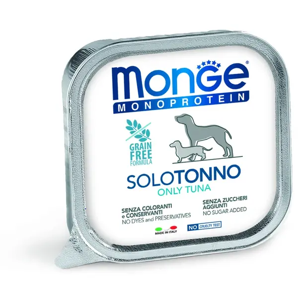 Monge Dog Monoprotein paté - tuňák 150 g