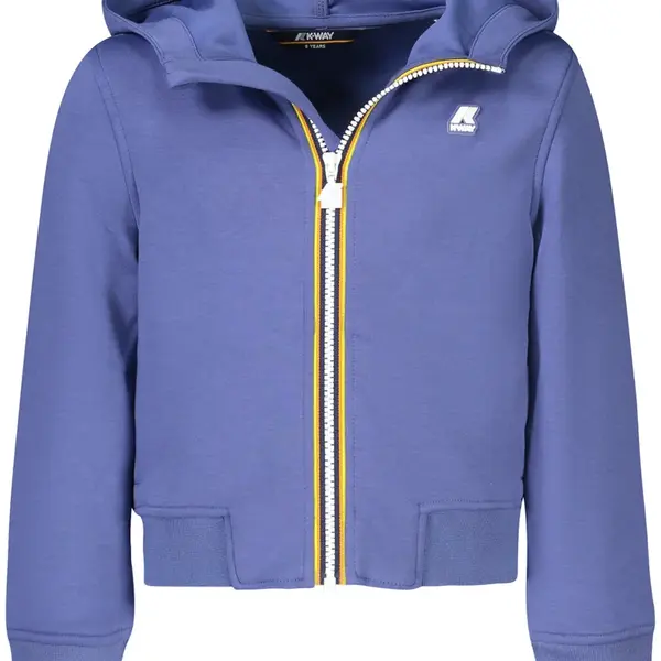 Detská mikina K-WAY na zips modrá