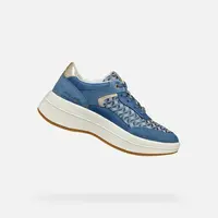 Light blue women's sneakers Geox Spherica ECUB-3 - Women's