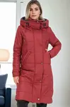 Z6738 DEWBERRY WOMEN'S COAT-BURGUNDY-1