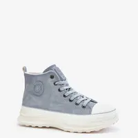 Insulated women's platform sneakers Big Star blue