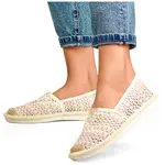 primohurt Béžové sieťované espadrilky vzdušné dámske espadrilky