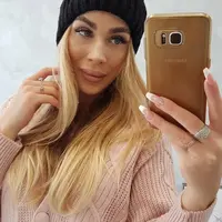 Kesi Čapica s fleece Sylwia K244 čierna