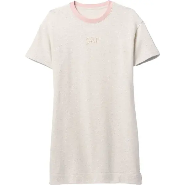 GAP LOGO Dámské tričkové šaty, bílá, velikost