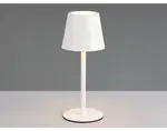 Nabíjecí LED stolní lampička Diaz, bílá