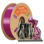 ERYONE High Speed Four-color Silk PLA Filament 1kg - Twilight Glow(Black & Red & Dark Purple & Gold)
