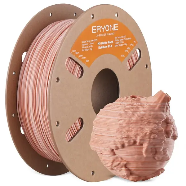 ERYONE High Speed PLA Matte Twisted Filament 1kg - Navajo Pottery Red