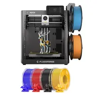 Flashforge AD5X 3D Printer + 4kg Mecpow HS Filaments (3kg PETG + 1kg PLA+) - Red BlueYellow and Black