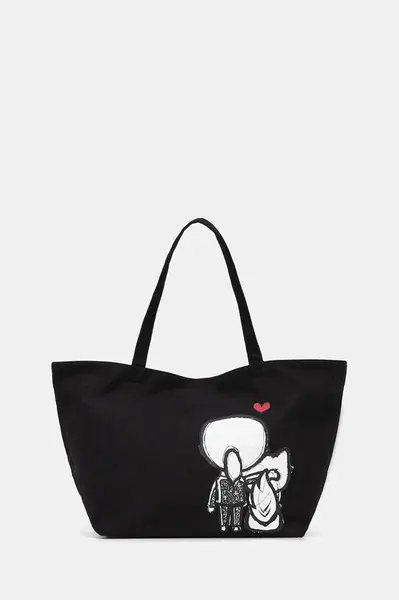 Bavlněná kabelka Karl Lagerfeld IKON