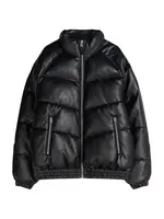 Bershka Zimná bunda  čierna